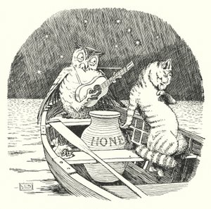 De Uil en de Poes door Leonard Leslie Brooke