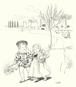 Naar de markt, naar de markt, om een pruimenbroodje te kopen (gravure)