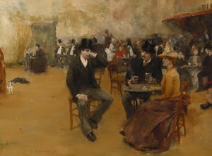 De mooie periode; La Belle Epoque, 1888 door Leonard Raven Hill