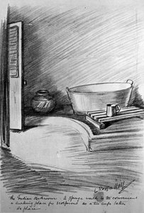 De Indiase badkamer door Leonard Raven Hill