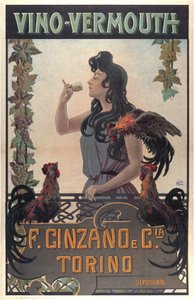 Vino-Vermouth reclame, ca. 1900