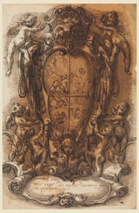 Ontwerp van Wapenschild met Wapen door Leonardo Scaglia