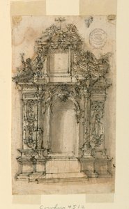 Project voor een altaar door Leonardo Scaglia