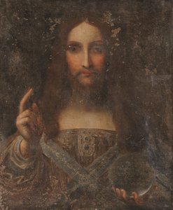 Salvator Mundi door Leonardo da (after) Vinci