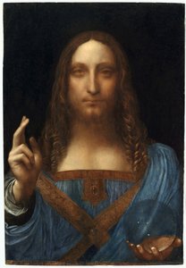 Christus als Salvator Mundi door Leonardo da Vinci