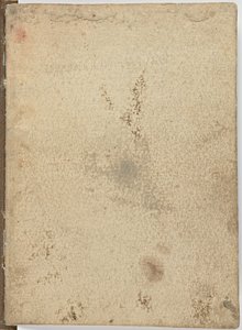 Code over de vlucht van vogels, ca. 1505-06, papieren manuscript, cc. 18, Omslag I
