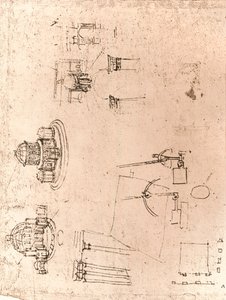 Tekening van kerkelijke architectuur