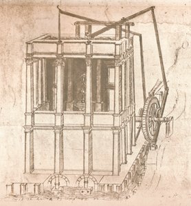 Tekening van projecten voor kastelen en villa
