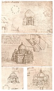 Vier tekeningen van kerkelijke architectuur, c1472-c1519 1883