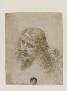 Hoofd van Christus gekroond met doornen, ca. 1500