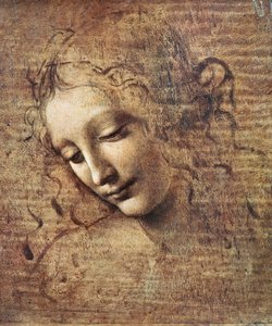 Hoofd van een Jonge Vrouw met Verward Haar of, Leda