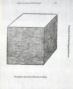 Hexaedron planum solidum, illustratie uit 