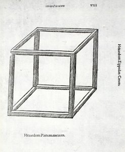 Hexaedron planum vacuum, illustratie uit 
