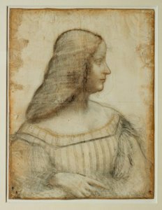 Isabella d’Este door Leonardo da Vinci