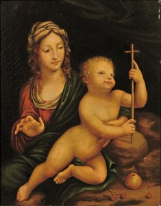 Madonna van de Garenspinner door Leonardo da Vinci