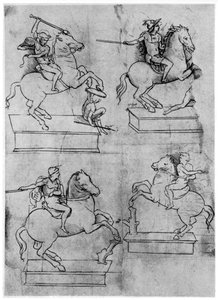Studies voor het Sforza Monument, c1488-1493 1954
