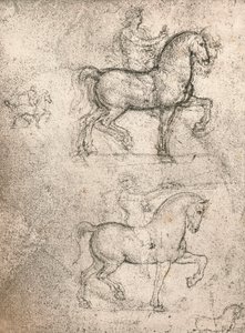Studie voor het Sforza-monument, ca. 1482-ca. 1499