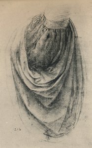 Studie van een mouw, c1480 1945 door Leonardo da Vinci