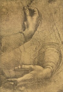 Studie van vrouwelijke handen, ca. 1472-ca. 1519 1883 door Leonardo da Vinci