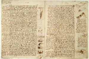 Het Codex Hammer of Codex Leicester, 1508-12