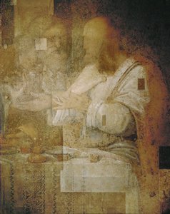 De apostel Simon (fresco)
