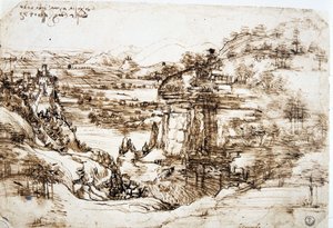 De eerste bekende tekening van Leonardo da Vinci, 