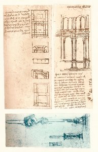 Drie architectonische tekeningen, ca. 1472-ca. 1519, 1883