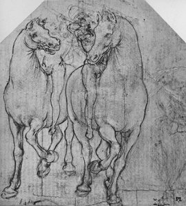 Twee ruiters, ca. 1480, 1945