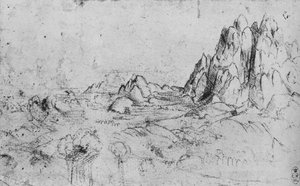 Uitzicht op een Bergketen, ca. 1480 1945