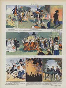 15 augustus. Illustratie voor Le Rire door Leonce Burret
