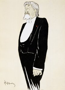 Acteur Jean Mounet-Sully, karikatuur door Leonetto Cappiello door Leonetto Cappiello