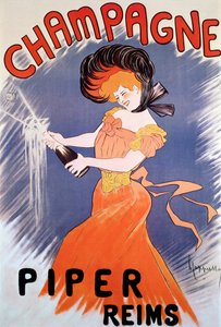 Reclameposter voor Piper Champagne, 20e eeuw