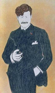 Karikatuur van Georges Feydeau (1862-1921) door Leonetto Cappiello
