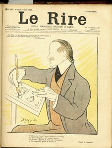 Illustratie van Leonetto Cappiello voor de omslag van Le Rire door Leonetto Cappiello