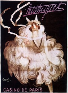 Mistinguett bij het Casino de Paris, poster door Leonetto Cappiello door Leonetto Cappiello