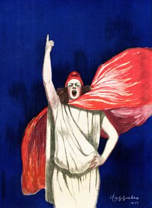 Affiche voor "The Daily" door Leonetto Cappiello (1875-1942) in 1923 Privécollectie