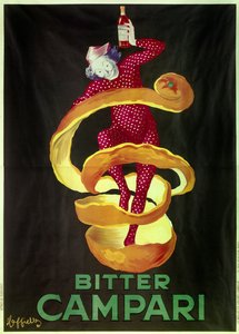 Poster voor het aperitief Bitter Campari. Illustratie door Leonetto Cappiello (1875-1942) 1921 Parijs, decoratieve kunsten