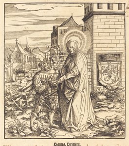 Heilige Brigitta door Leonhard Beck