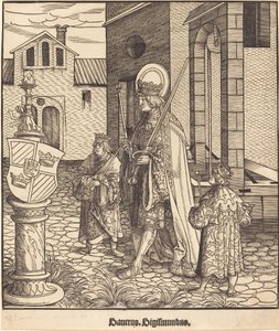 Sint Sigismundus door Leonhard Beck
