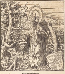 Sint Willibaldus door Leonhard Beck