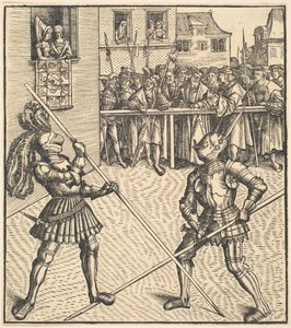 Toernooi ter Gelegenheid van het Huwelijksfeest door Leonhard Beck