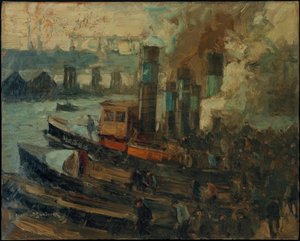 Vertrek van de havenarbeiders (Hamburg)