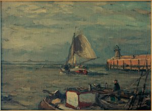 Pier met vuurtoren (Emden) II