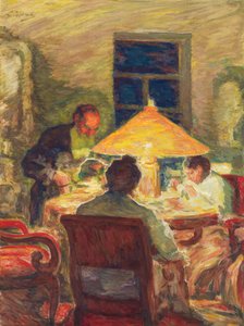 Leo Tolstoy met zijn familie door Leonid Osipovich Pasternak (1862-1945)