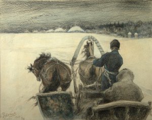 Op weg naar Yasnaya Polyana, 1903