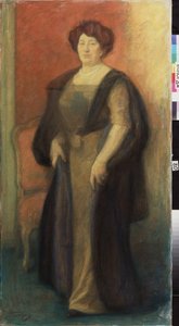 Portret van Anna Vysotskaya door Leonid Osipovic Pasternak