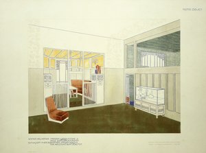 Herenkamer en Bibliotheek, c.1901