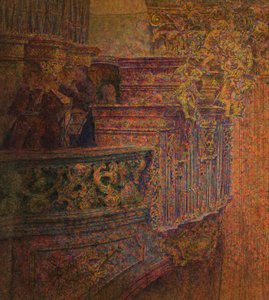 Kerk in de Abdij van Melk door Leopold Blauensteiner