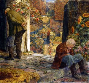 Het armenhuis in Melk door Leopold Blauensteiner
