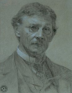 Zelfportret door Leopold Carl Muller